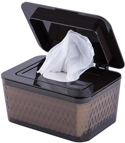 Feuchttücher-Aufbewahrungsbox – Tragbare Tücherspenderbox, Reisefreundlicher Feuchttuch-Behälter, Staubdichter Aufbewahrungsbehälter