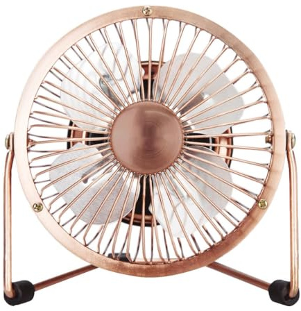 Brightium Oszillierender USB-Tischventilator mit 2,5 W, ideal zum Kühlen kleiner Räume und zur Verbesserung der Luftzirkulation.