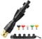 FIXFANS Pressure Washer Gun Adapter with 5 Spray Nozzles and 1 Tips Holder - Power Washer Wand Replacement Kit - Compatible with Some Ryobi, Portland, Husky Electric Pressure Washers Black