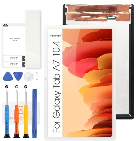 Arbilato Schermo di ricambio per Samsung Galaxy Tab A7 10.4 2020 T500 T505 Display LCD Touch Screen Digitizer montaggio completo, con strumenti (bianco)