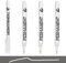 JEYORZY 4 Stück Marker Weiß Stift, Permanent Marker Weiß, 1,0 mm Fadenbreite, Wasserfest und Schnell Trocknender Permanent Marker, für Steine, Keramik Holz Papier Glas Stoff Metall Leinwand