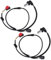 2pcs 8D0927803D ABS Sensor vorne Links und rechts Kompatibel für Passat 3BG 3B A4 (8D,B5) von Bj.1999, (3B+3BG) Bj.05 3B2 3B3 3B5 3B6 1994-2005 B5 3U 3B ABS Sensor mit Klemmhülsen 8D0927803C