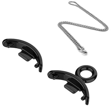EPANO Halskette für Xiaomi Mi Band 8 Uhrengurt aus Edelstahl Pendellarmband Metallglied Ersatz Xiaomi Mi Band 8(Black)
