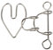 Foollusiie Herzschmerz Draht Denkaufgabe Metall Puzzle