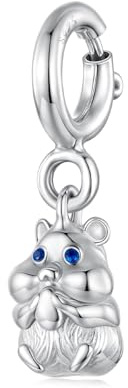 Hund Anhänger Elefant Öffnung Schnalle Hamster Charms DIY 925 Sterling Silber Perlen passen Liebe zu Papier Clips Armband passen Pandora Armband für Frauen