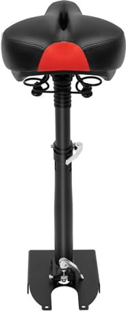 Sedile per scooter elettrico in PU E, 50-68 cm, sedile regolabile per scooter E 29 x 21 x 7,5 cm, sellino 100 kg, capacità di peso con leva e serratura per Xiaomi 365