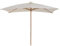 DecHome - Ombrellone da Giardino 2x3 mt in Legno Telo in Poliestere colore Crema