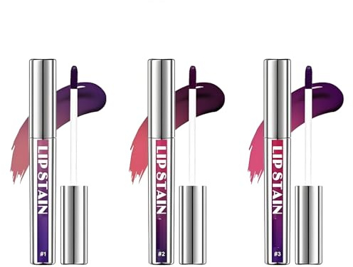 Set de 3 pintalabios peel-off, tinte labial mate resistente al agua y de larga duración, brillo labial antiadherente para un uso sin manchas durante todo el día en tonos nude