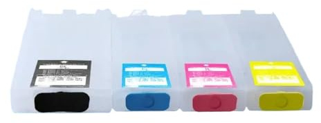 XKBTMIFQ 600 ml + 320 ml Leere Nachfüll-Tintenpatrone, kompatibel mit Druckermodellen Workforce Pro WF-C5390 WF-C5890 WF-C5810 WF-C5310