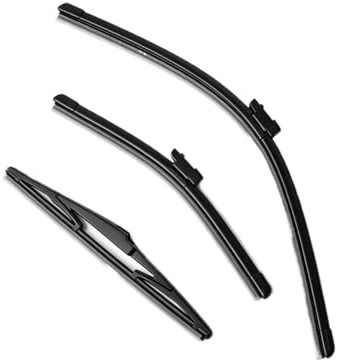 Juego de Escobillas Limpiaparabrisas 3 Piezas compatible con Toyota C-HR CHR 2016-2023, Delanteras y Trasera, 66cm + 41cm + 36cm