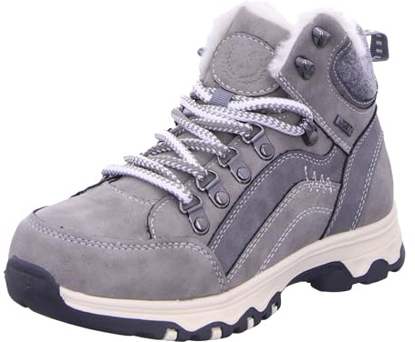 JANE KLAIN 252901-206, Damen Schnürboots mit TEX-Membran in grau - Gr. 40