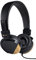 Meliconi Mysound - Speak Metal cuffia on ear con microfono e tasto di risposta, bassi potenti, colore nero e oro effetto metallizzato con finiture soft touch, massimo comfort di utilizzo.