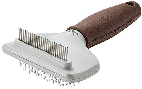 HUNTER SPA Kombibürste Zupfen und Kämmen, für Hunde und Katzen, 18,0 x 9,5 cm, S