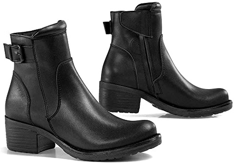 FALCO Ayda Low Stivali Moto Donna (Black,38)