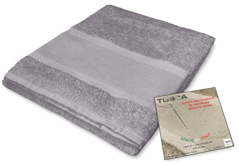 tex family 5736 Handtuch, 100% Baumwolle, grau, unca