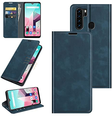 Hülle® Flip Brieftasche Handyhülle Kompatibel für Blackview A80 Plus/Blackview A80 Pro (Blau)