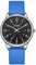 FEMBW Damen-Armbanduhr, Armband aus Silikon, Quarz, modisch, kreative Armbanduhr, für Damen, Mädchen, Teenager, Analog, wasserdicht, 50 m, Blaues Zifferblatt, Leuchtend, schwarz, Gurt