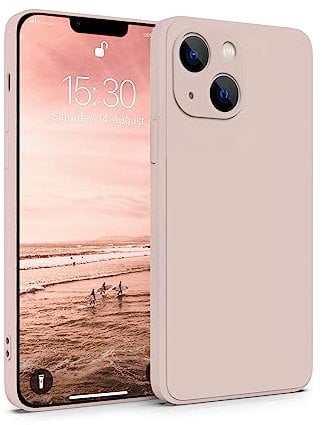 MyGadget Coque Compatible avec Apple iPhone 13 Mini - Case TPU Souple & Soft - Cover Protection Extra Fine & Légère - Étui Coloré Anti Choc et Rayures - Rose