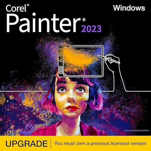 Corel Painter 2023 Upgrade, Software für digitales Malen, Postzustellung