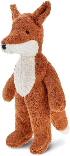 SENGER NATURWELT kleine Schlenker-Fuchs, Kupfer I Kuscheltier aus GOTS-zertifizierten Materialien I Naturnahes Design für Spielspaß und Dekoration
