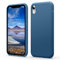 Flyzoo Flüssige Silikon Case Kompatibel mit iPhone XR Hülle (6,1), Kratzfest & Anti-fingerabdruck Handyhülle mit Rundumschutz: 4-Schicht Schutzhülle, Erhöhter Rand für Bildschirm & Kamera, Blau