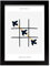 Nacnic Abstrakt Pop Art Poster Paz Tic TAC Toe Moderne künstlerische Illustrationen für die Innendekoration.