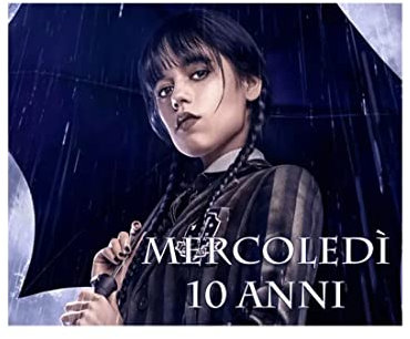 48 Adesivi personalizzabili in varie grafiche per varie cerimonie compleanno battesimo comunione cresima segnaposto (Mercoledì)