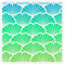 FINGERINSPIRE Ginkgo Blätter Schablone 30x30 cm Groß Quadratisch Malschablone Aushöhlen Schablone Waschbare Zeichenschablonen Abgestufte Ginkgo Blätter Schablonen PET Schablone Wand Bodendekoration