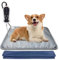 GOLOPET Pet Heating Pad,Medium 18x18inches Heated Bed for Elderly Cat,Waterproof Thermostat Electric Heated Mat,Whelping Heat Pad with Removable Cover for Puppies Kittens Dog