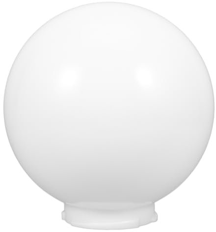YARNOW Lampenschirm Kugel Acryl-lampenpfosten- Lampenschirm Im Freien Korb Stehlampenschirm Aus Acryl Laternenpfahlkugeln Deckenventilatorschirme Aus Glas Baby Draussen Weiß Außenlicht