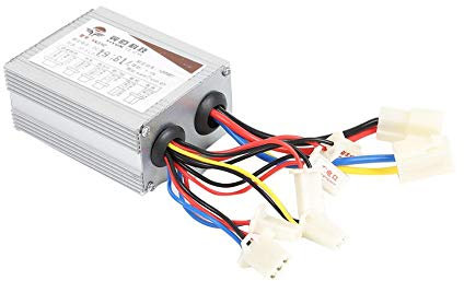 SHuuL Elektroscooter 24V/36V/48V 250W/350W/500W Bürstenmotor-Geschwindigkeitsreglerkasten for Elektrofahrzeug-Dreiradzubehör Elektroscooter (Color : 36V 500W)