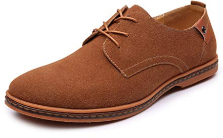 Zapatos de traje para hombre, ante con cordones, zapatos de negocios, zapatillas bajas, zapatillas para hombre, zapatos con cordones, zapatos informales, cómodos, zapatos de barco, zapatos de