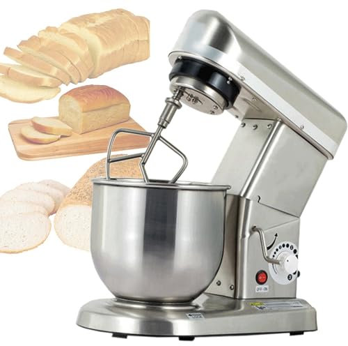 XCSCUK Stand Mixer, Commercial Food Mixer, 3-Speed Kitchen Dough Mixer for Restaurants, Kitchen (10L)