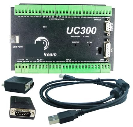 HUAYONGSS Tarjeta de Control de 3/4/5/6 Ejes for fresadora con Controlador de Movimiento USB UC300 de actualización CNC(3axis)