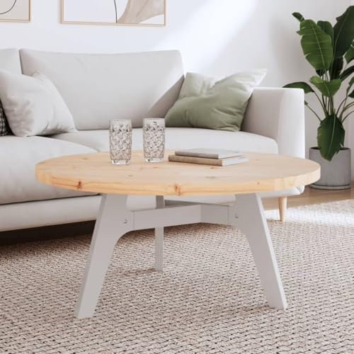 XGWKCNV Tischzubehör Tischplatte rund Ø90x3cm Massivholz Kiefer Tischplatten