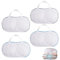 FOSDICK 4Pcs Sac à Linge Soutien-Gorge, Zippés Filet de Lavage Soutien-Gorge, Filet a Linge Sous Vetement, Réutilisable Sac Linge Machine a Laver pour Soutien Gorge à Linge, Culotte, Chaussettes