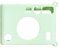 Silicone Camera Case Compatible for Instax Mini EVO, Instant Camera Protective Carrying Storage Case Cover Cam Carry Travel Case Protection Pouch Solid Color (Green)
