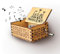 Melodiebox: It's a small World Holzspieluhr mit Handkurbel Spieluhr Musicbox Hand gekurbelt Neu