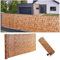 XIGOUZIQU Clôture décorative, brise-vue en bambou - Clôture en bois naturel - Clôture de balcon - Clôture d'intimité en bambou pour jardin - 2, 3, 4, 5, 1,8 m de haut (1,2 x 2 m)