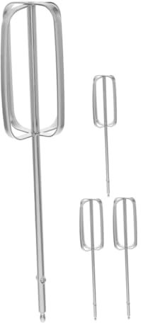 Cabilock 4 Accesorios para Batidora De Mano Batidora Eléctrica De Acero Inoxidable Batidor Repuestos para Cocina Amasar Huevos Hornear Cocinar Color Reutilizable