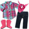 Sophias by Teamson Kids Doll Bluse, Jeggings, Bandana und Stiefel für 18 Puppen