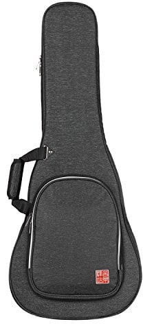 Music Area RB20 - Custodia impermeabile per chitarra acustica, con protezione cuscino da 20 mm, colore: Nero