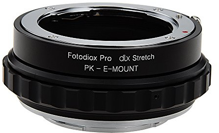 Fotodiox DLX Stretch Lens Mount Adapter Compatible with Pentax K Lenses on Sony E-Mount Cameras