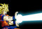 Poster Sangoku Dragon Ball Z Super Saiyan Kamehameha Manga Anime-Wand-Kunst