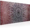 Runa Art Wandbild Mandala 1 Teilig 100 x 40 cm Modern Bild auf Vlies Leinwand Abstrakt Wohnzimmer Schlafzimmer Violett Lila 101212a