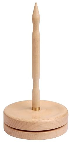 KnitPro - KnitPro Natural Garnspender aus Holz - 1 Stück, 30 x 35 x 30 cm