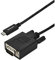 StarTech.com Adaptateur USB-C vers VGA 3m - Câble Vidéo USB Type C vers VGA - 1920x1200/1080p - Compatible Thunderbolt 3 - Convertisseur USB-C à VGA - DP Alt Mode HBR2 - Noir (CDP2VGA3MBNL)