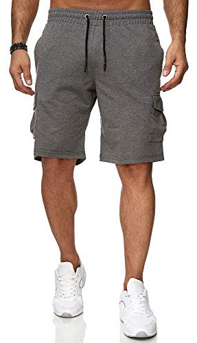 Reslad Kurze Hose Herren Cargo Bermuda Shorts Jogginghose Sport-Hose RS-5069