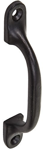 10x Quality Black Cast Iron 4Pull Handles | Ideal for Kitchen Cabinets, Cupboards & Drawers