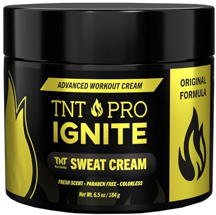 TNT Pro Ignite Sweat Cream - Sweat More. Heat Up. Train Harder - Your Secret Weapon in the gym to turn up the heat for more sweat every session